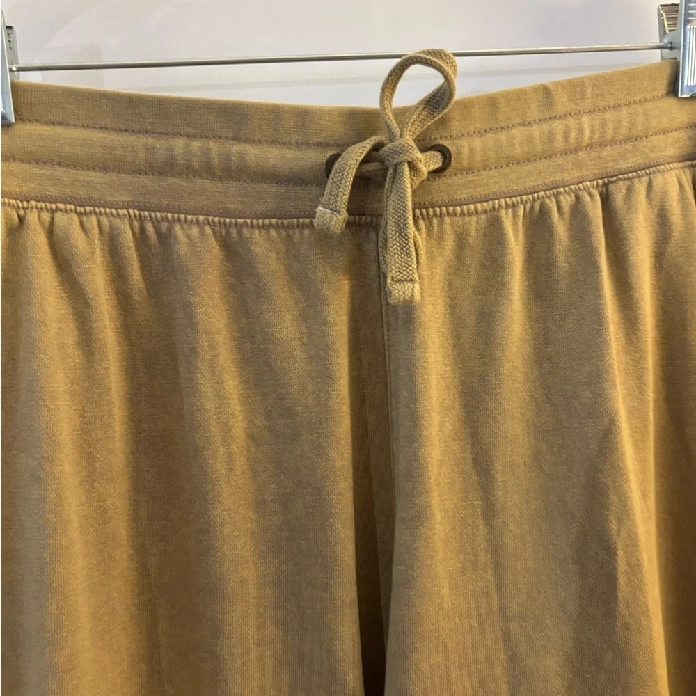 Mens Champion washed Tan Cargo Sweatpants - Casual Drawstring Joggers Sz XL
